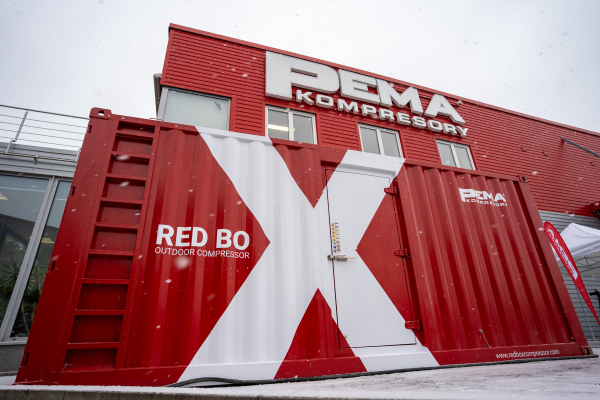 Venkovní kompresorová stanice REDBOX