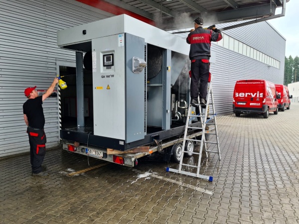 generální oprava kompresoru Atlas Copco GA160